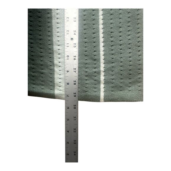 Art of Rhetoric Men’s Green Knit Polo Shirt M Cotton Blend Retro Striped Button - Picture 10 of 10